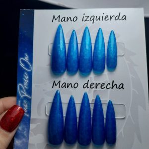 L - blue burble
