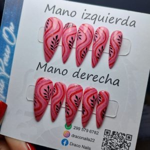 M - Pink and Red
