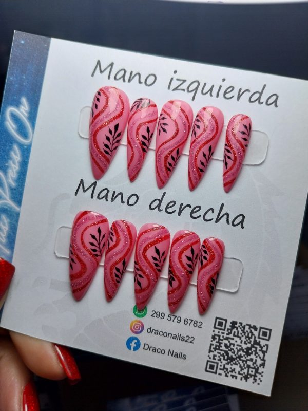 M - Pink and Red