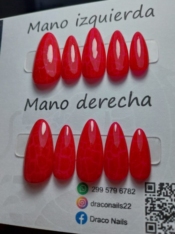 M - Rosa cracklelado